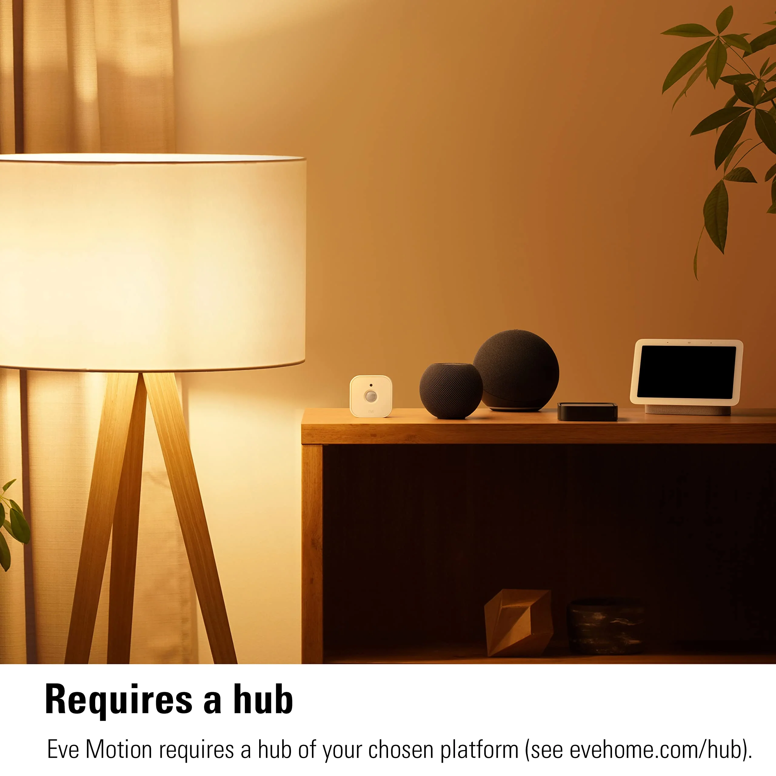 Eve Motion (Matter) - Smart motion sensor with light sensor, IPX3 water resistance, automatic activation of lights and devices, Thread - Image 3