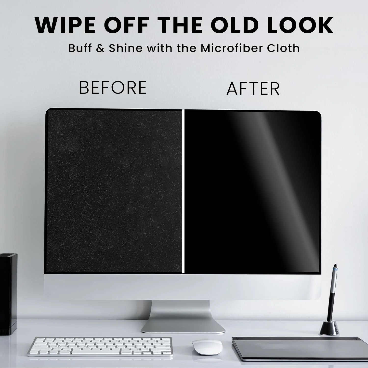 EVEO Electronic Wipes Screen Cleaner-TV Screen Cleaner Wipes, Computer Screen Cleaner, Laptop Screen Cleaner, ipad & Monitor Cleaner, TV Cleaner Screen Cleaning Wipes - [90 Wipes + Microfiber Cloth ] 3 pack (90 wipes) - Image 2