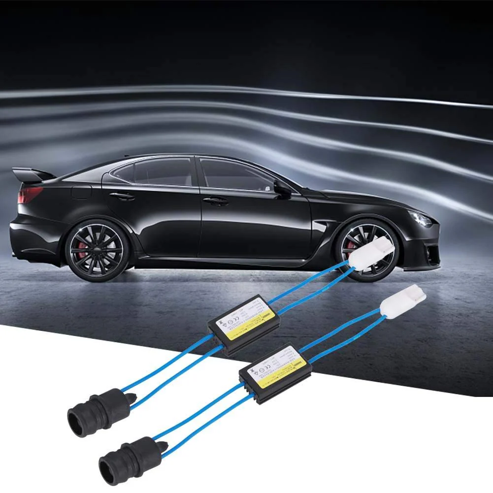 EVGATSAUTO Decoder LED Signal Lights, 2 Pieces T10 LED Warning Canceller Adapter Headlight Error Free Decoder Device Resistor - Image 3