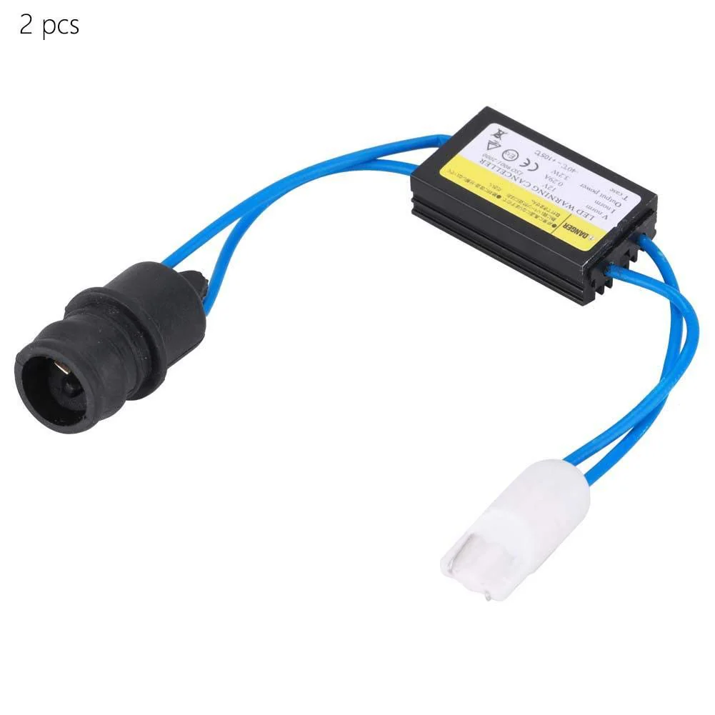 EVGATSAUTO Decoder LED Signal Lights, 2 Pieces T10 LED Warning Canceller Adapter Headlight Error Free Decoder Device Resistor - Image 4