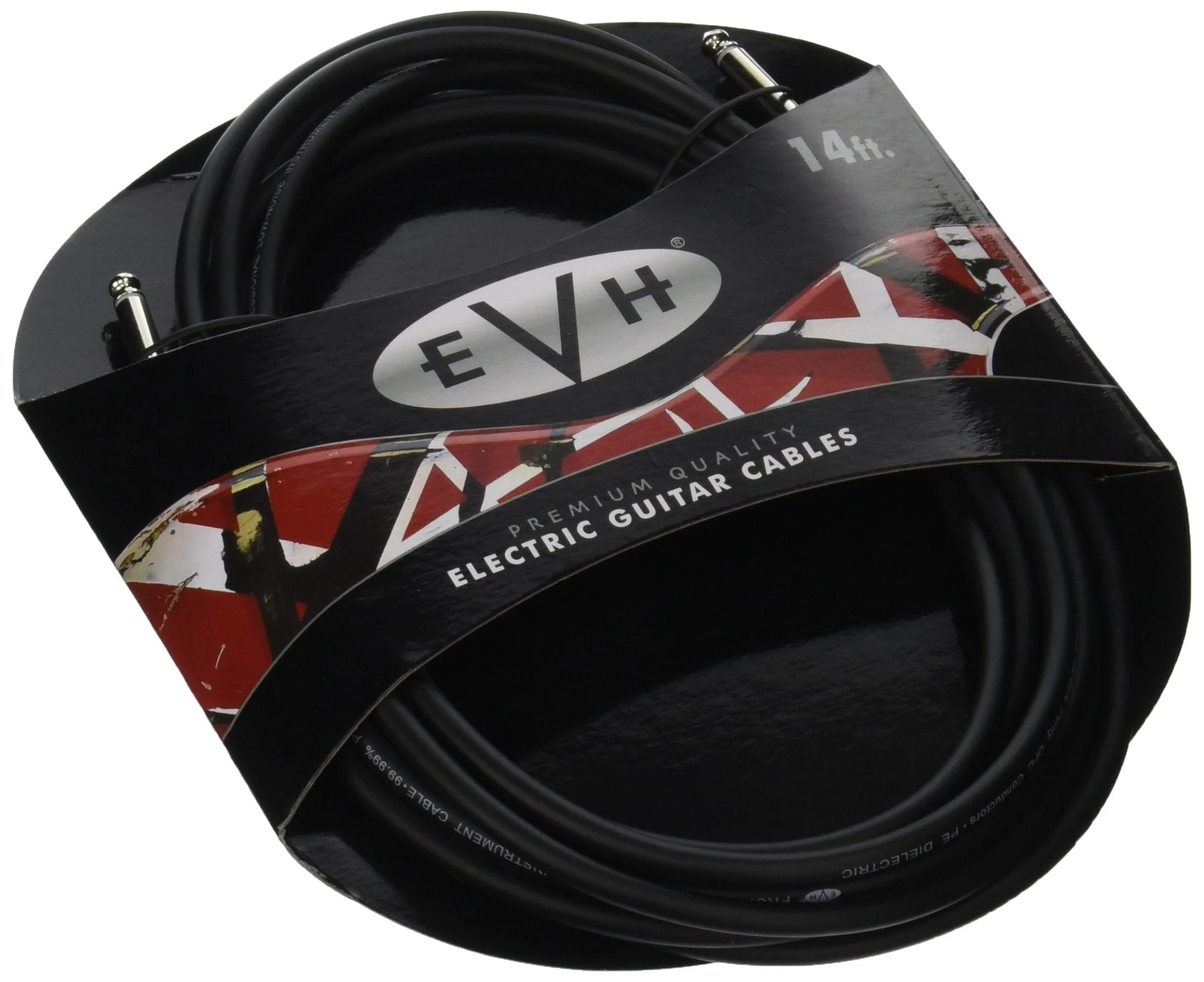 EVH Premium 14-Feet Oxygen Free Copper Instrument Cable with Two Straight-End Switchcraft Plugs - Image 2