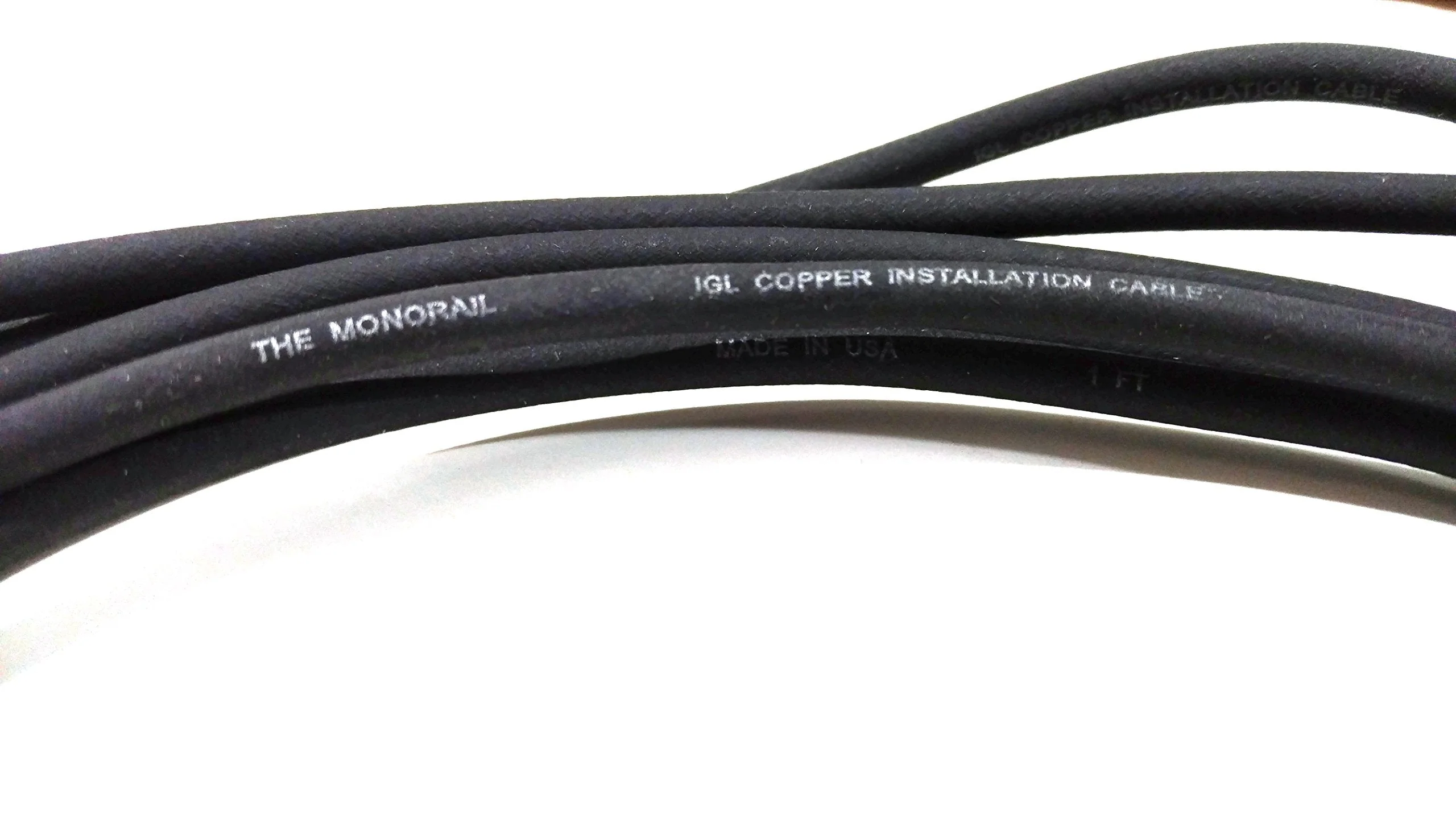 Evidence Audio Monorail - 10 feet bulk cable - Graphite Black (by E.A.R.S. PRO AUDIO) - Image 2