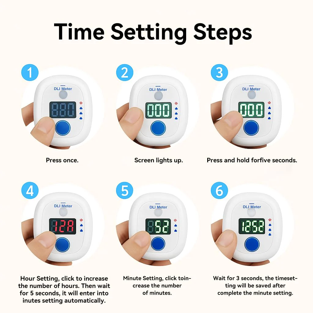 EVO-20 DLI Light Meter – Smart Sunlight Classifier for Garden & Landscape Use | Identifies Full Sun, Partial Sun, Partial Shade & Shade Based on Daily Light Integral - Image 5