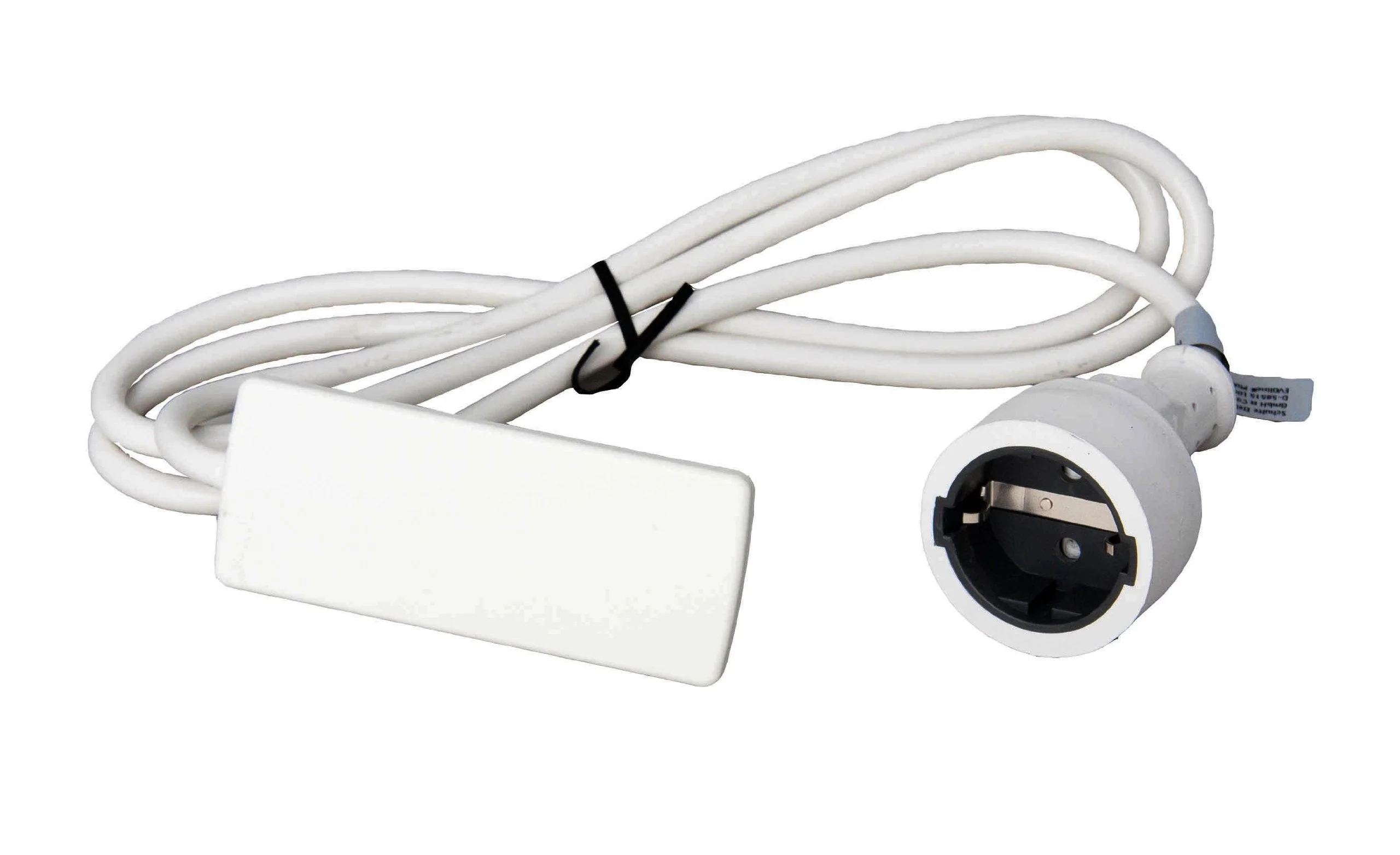 EVOline 151000155300 Strom extension cable 16A white 1.50m Single