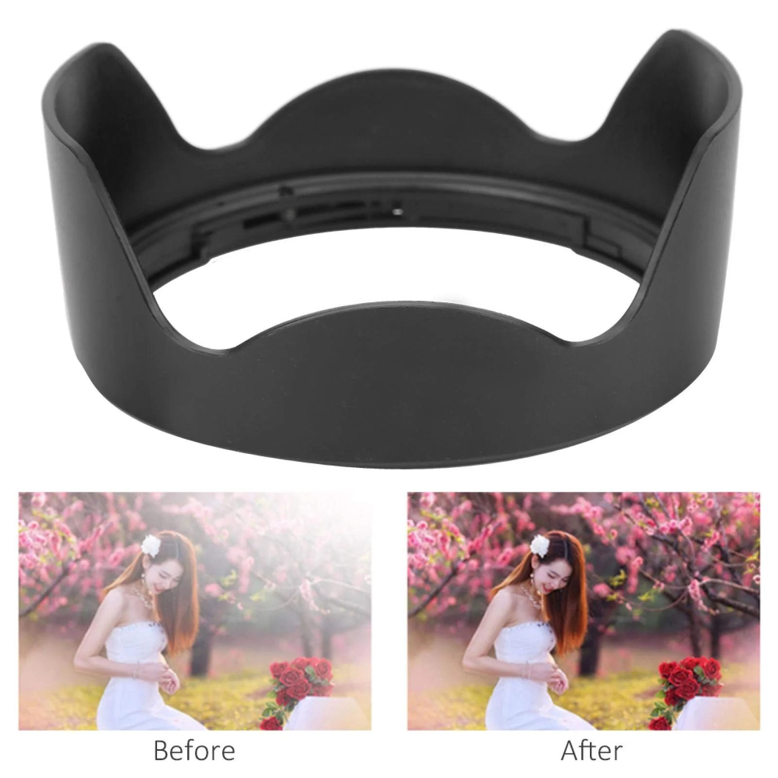 EW-88C Lens Hood, Camera Plastic Lens Hood for EF 24-70mm F2.8 L II USM Lens - Image 8