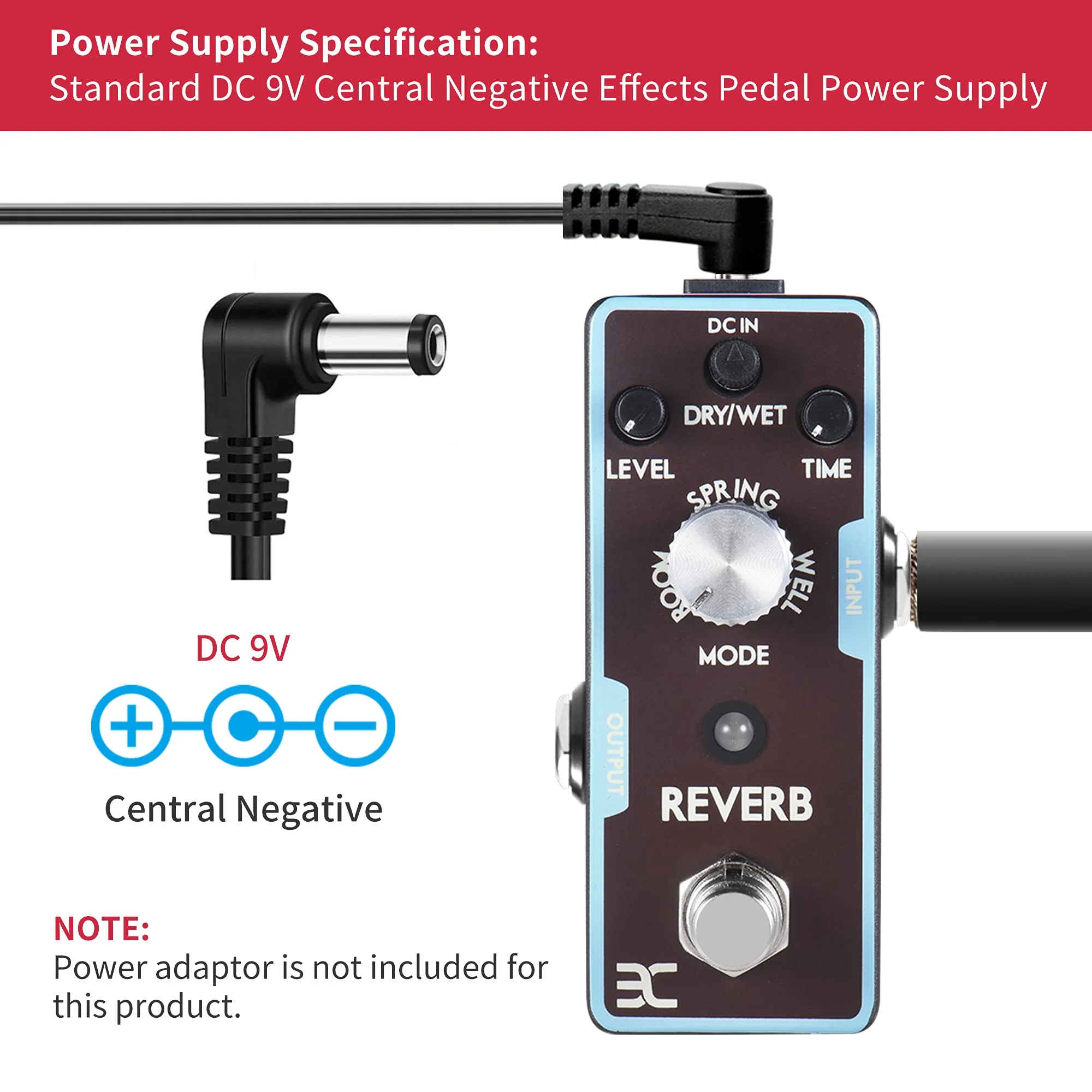 EX Mini Digital Reverb Pedal - Image 4