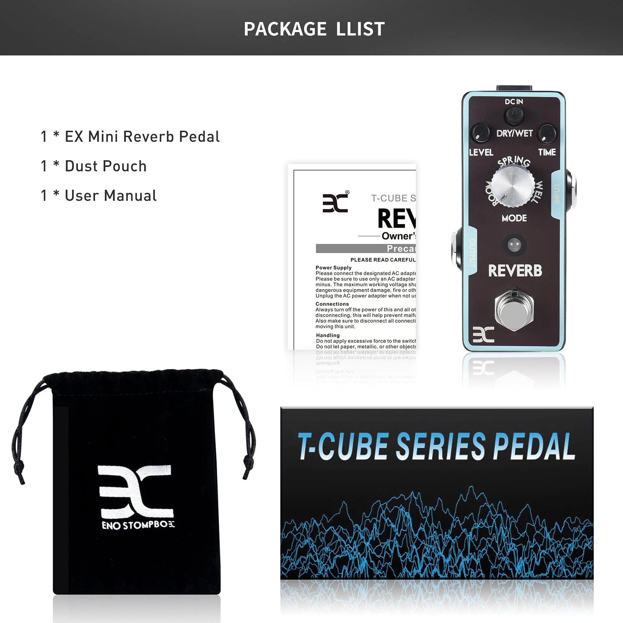 EX Mini Digital Reverb Pedal - Image 5