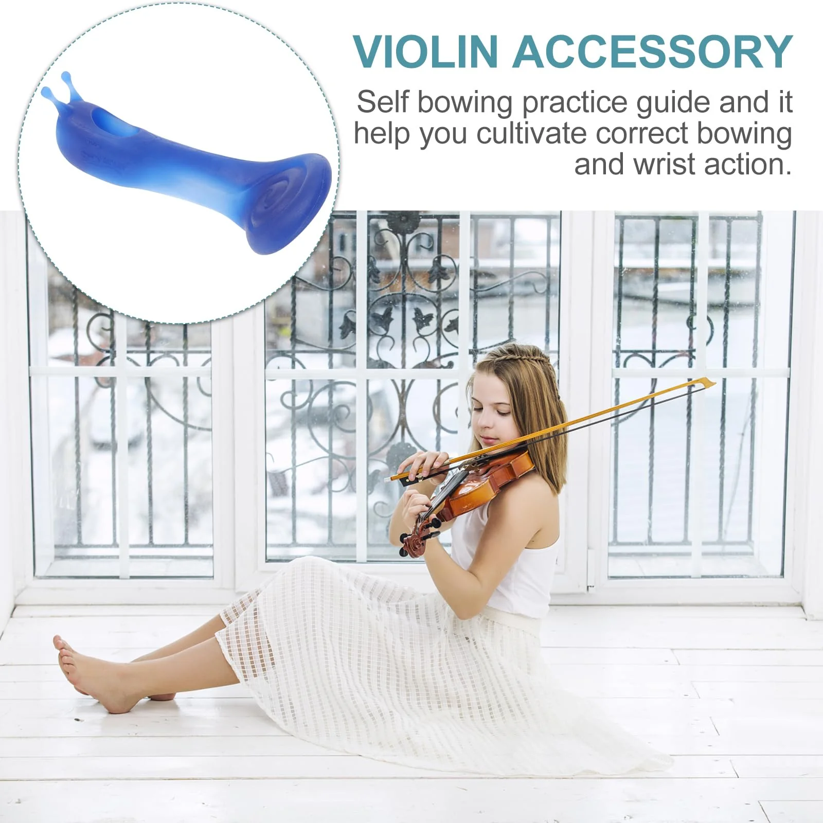 EXCEART 1Pc Kids Violin Bow Holder Useful Violin Beginner Corrector Bow Straightener - Image 3