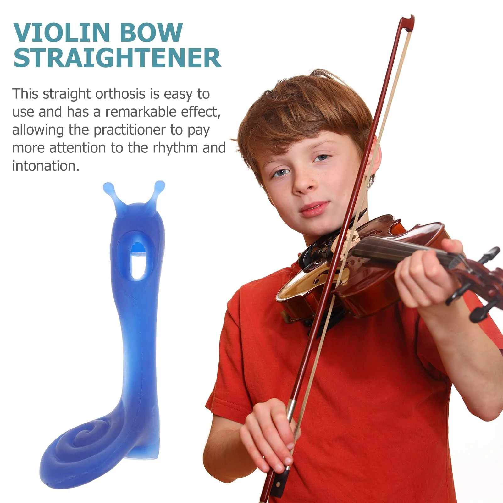 EXCEART 1Pc Kids Violin Bow Holder Useful Violin Beginner Corrector Bow Straightener - Image 5