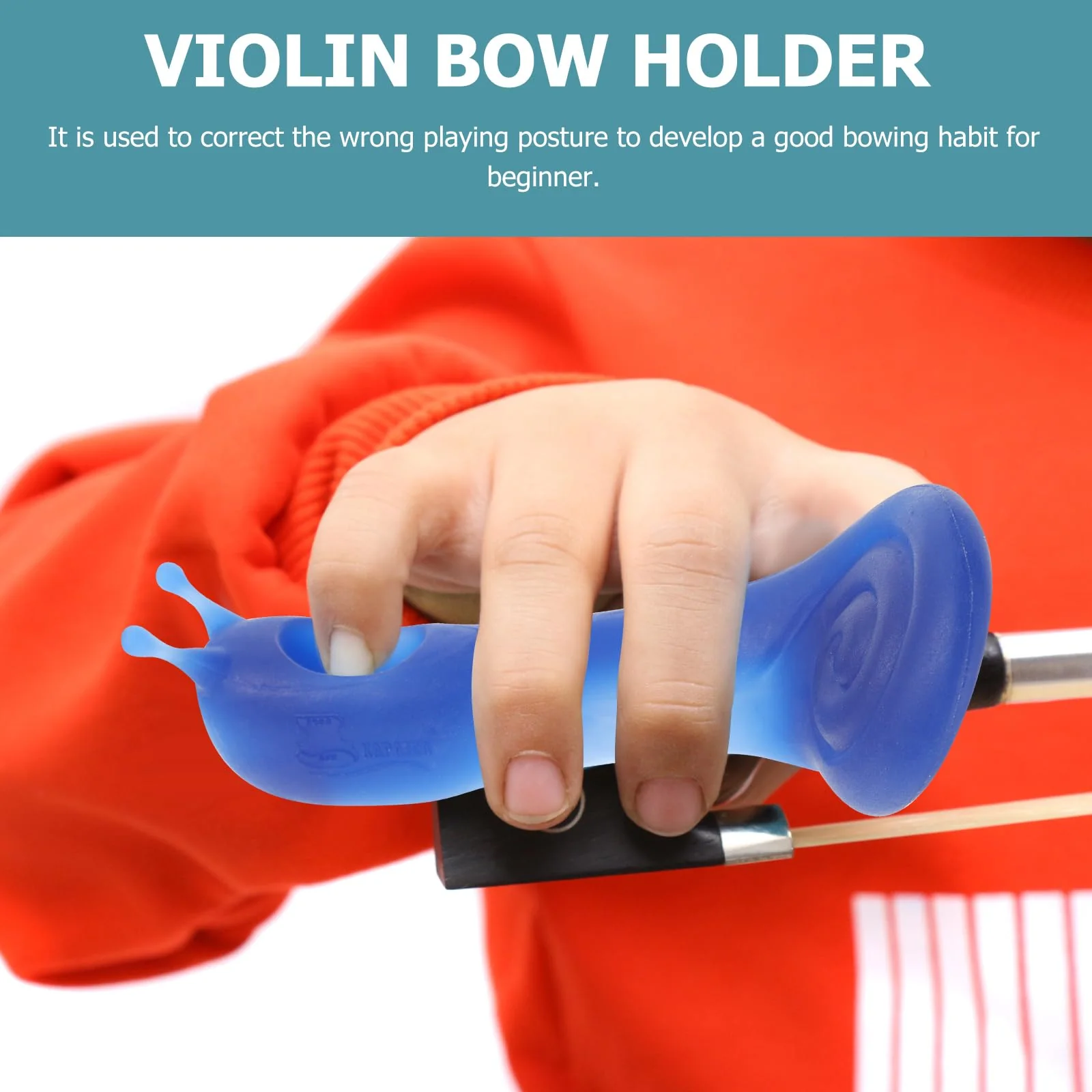 EXCEART 1Pc Kids Violin Bow Holder Useful Violin Beginner Corrector Bow Straightener - Image 7