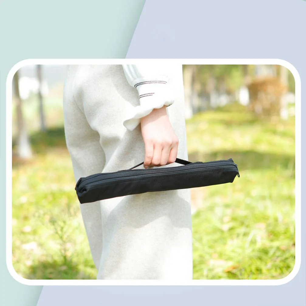 Exceart Flute Carrying Bag Portable Lightweight Flute Case Mini Saxophone Bag Oxford Fabric Waterproof Bags for Music Instrument Black - Image 2