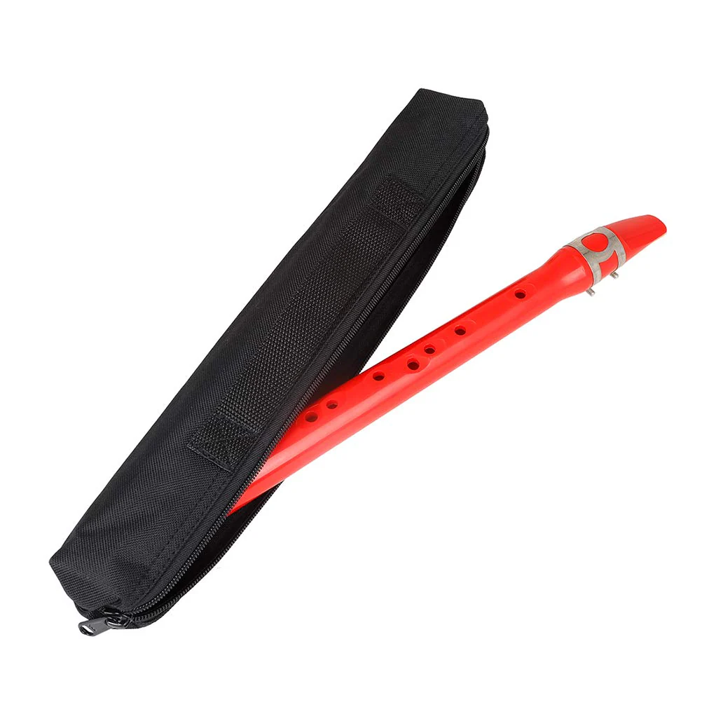 Exceart Flute Carrying Bag Portable Lightweight Flute Case Mini Saxophone Bag Oxford Fabric Waterproof Bags for Music Instrument Black - Image 4