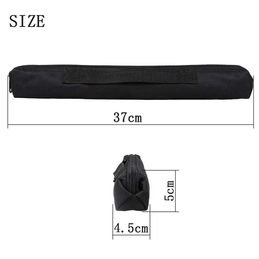 Exceart Flute Carrying Bag Portable Lightweight Flute Case Mini Saxophone Bag Oxford Fabric Waterproof Bags for Music Instrument Black - Image 5