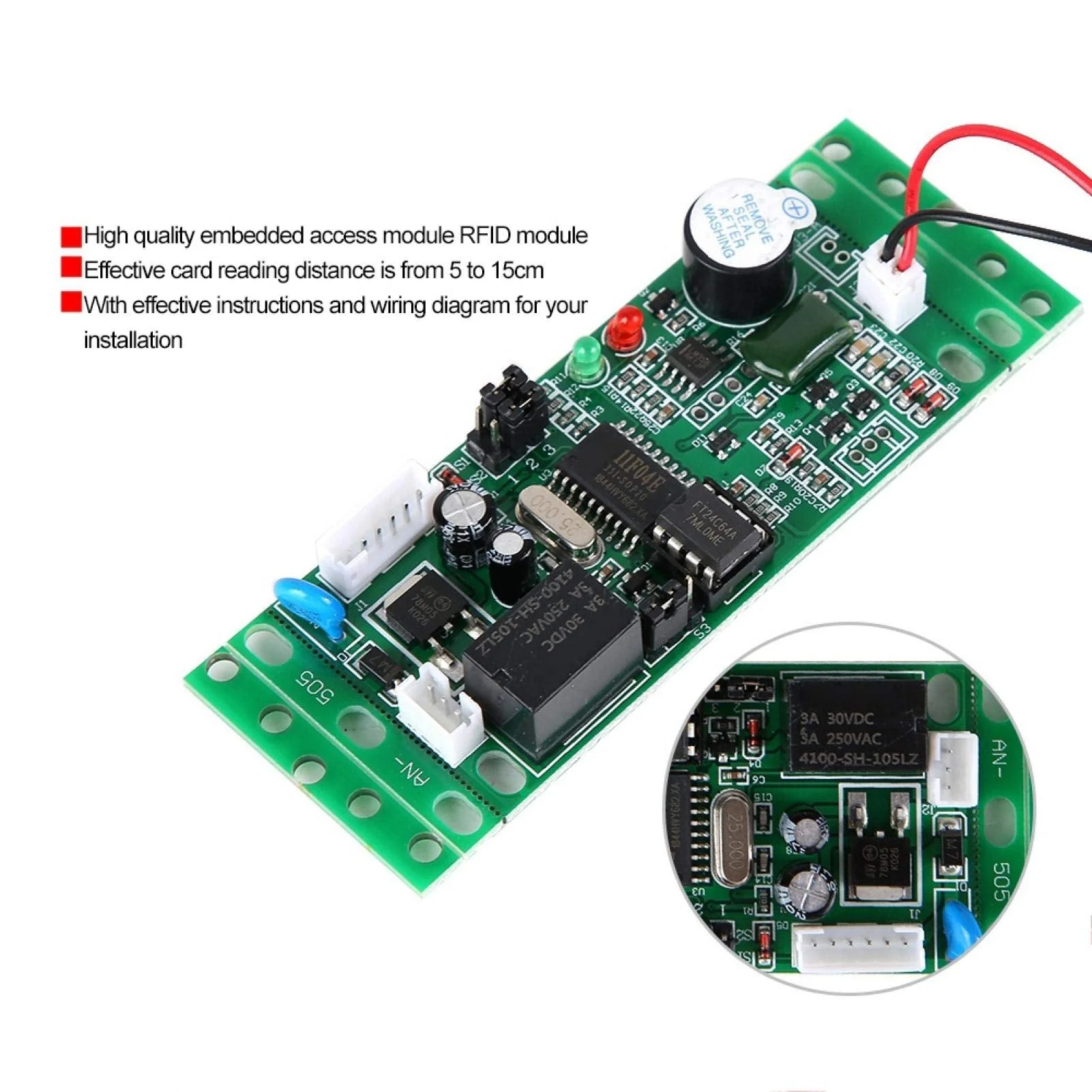 Exliy 125kHz Module RFID Module, RFID Read Module Access Control Module - Image 5