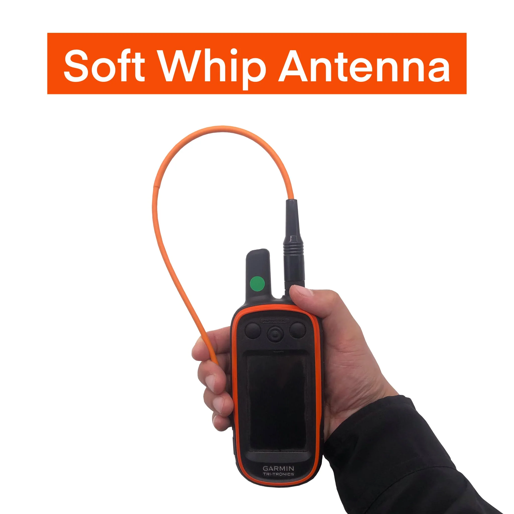 Extended Long Range Flexible Receiver Antenna for Garmin GPS Alpha 100 200 200i Astro 220 320 430,Garmin Alpha Accessories (Orange) Orange - Image 3