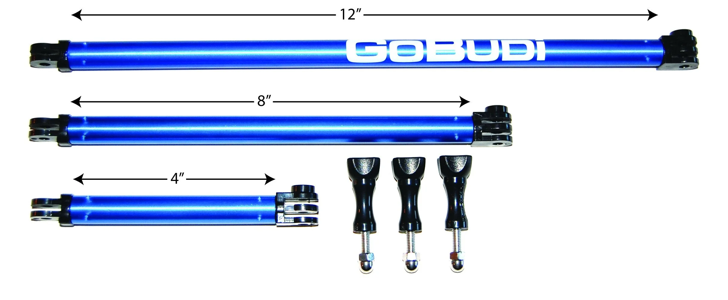 Extension Pole Set Compatible with All GoPro Hero Cameras, Includes Bolts (3 Fixed Set) 3 Fixed Set - Image 4