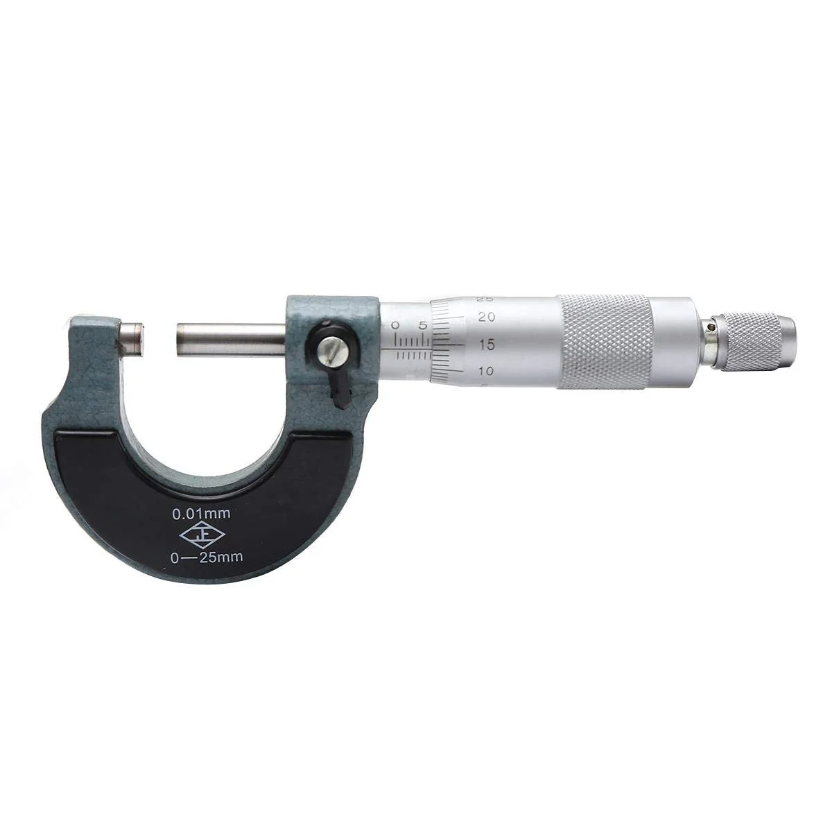 External Micrometer Metric 0-25mm High Precision with Carbide Tipped Anvils Metalworking Engineering and Mechanic Car Repair Precise Measuring Tool TOPWAY 401301 Grade A - Image 4