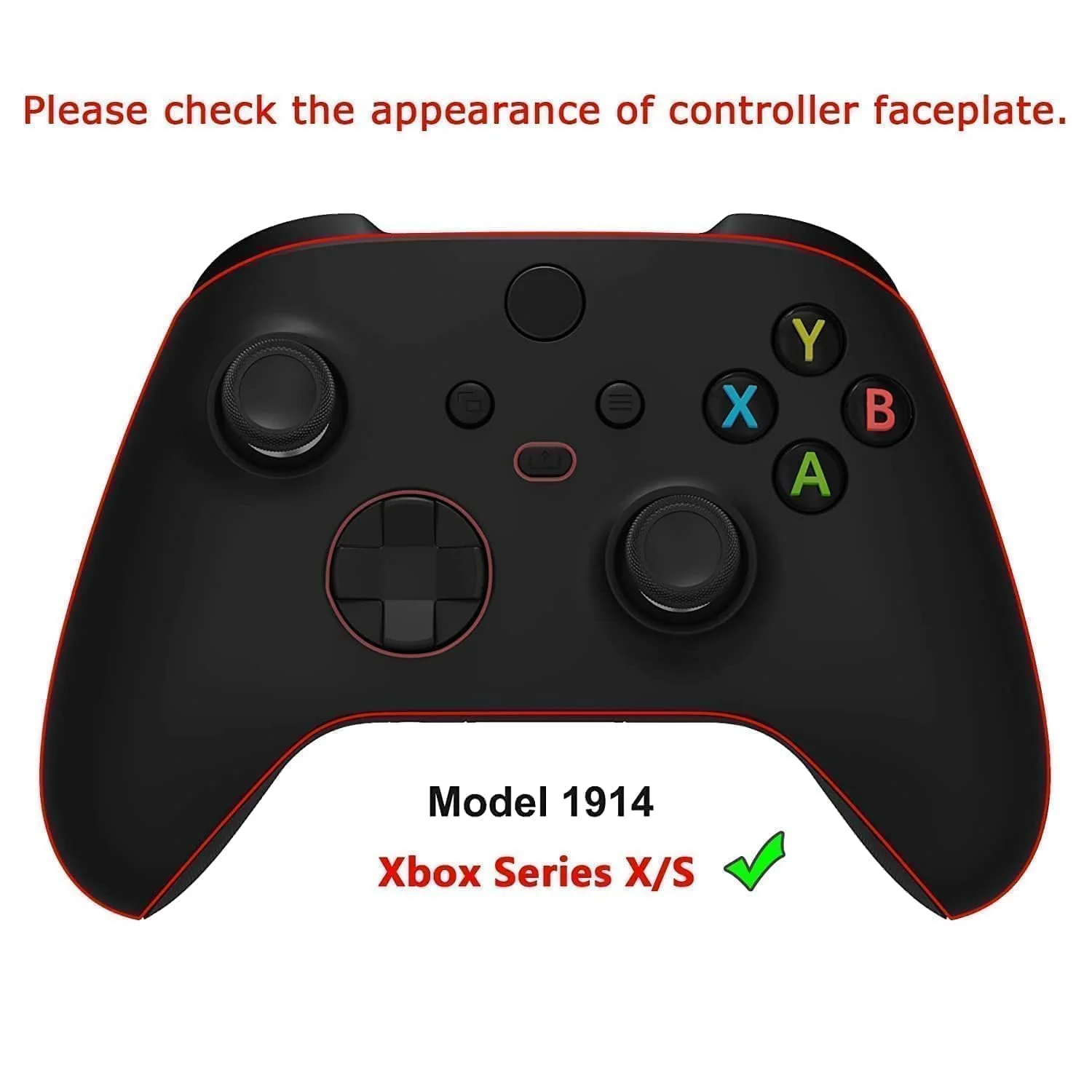 eXtremeRate Replacement Shell for Xbox Series X|S Controller - Unleash Your Style - Dark Hour Breaking Custom Acessories Skin Front Housing Cover for Xbox Core Controller Wireless[Control without] - Image 2