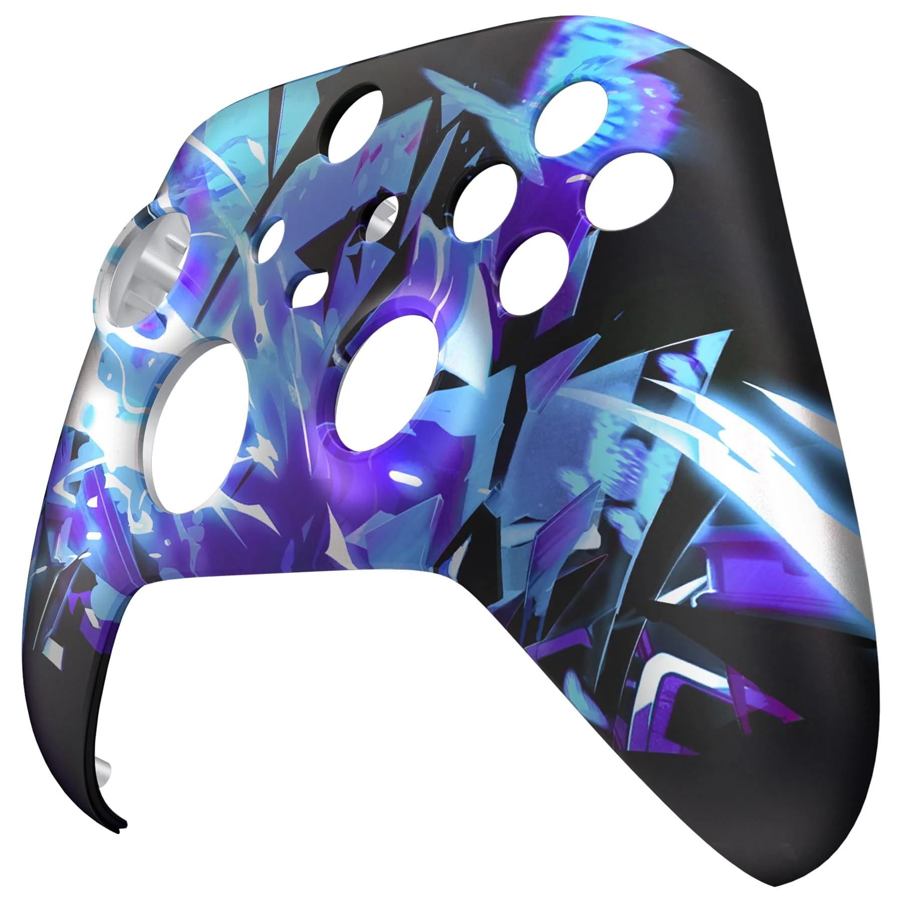 eXtremeRate Replacement Shell for Xbox Series X|S Controller - Unleash Your Style - Dark Hour Breaking Custom Acessories Skin Front Housing Cover for Xbox Core Controller Wireless[Control without] - Image 5