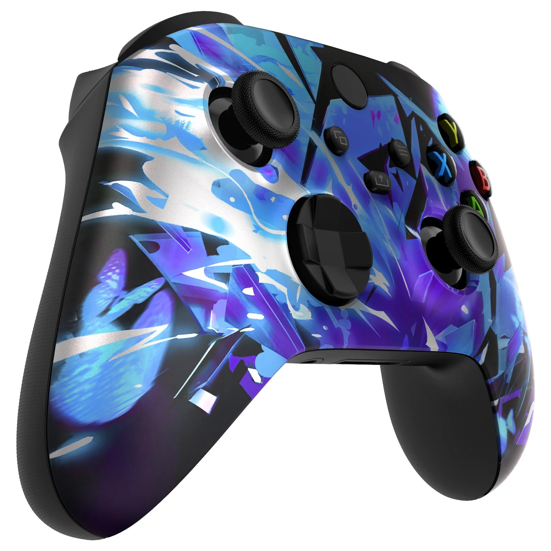 eXtremeRate Replacement Shell for Xbox Series X|S Controller - Unleash Your Style - Dark Hour Breaking Custom Acessories Skin Front Housing Cover for Xbox Core Controller Wireless[Control without] - Image 6