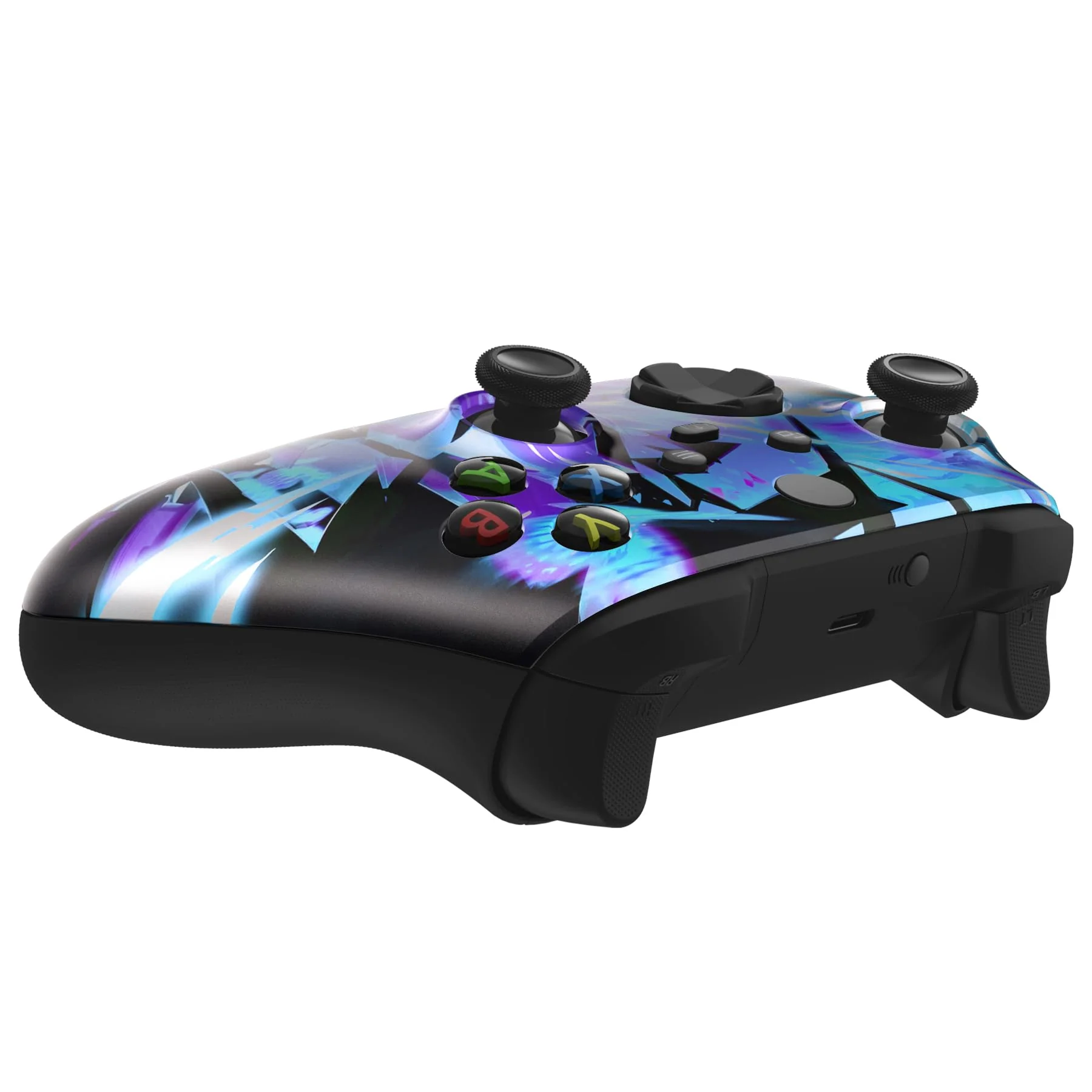 eXtremeRate Replacement Shell for Xbox Series X|S Controller - Unleash Your Style - Dark Hour Breaking Custom Acessories Skin Front Housing Cover for Xbox Core Controller Wireless[Control without] - Image 8