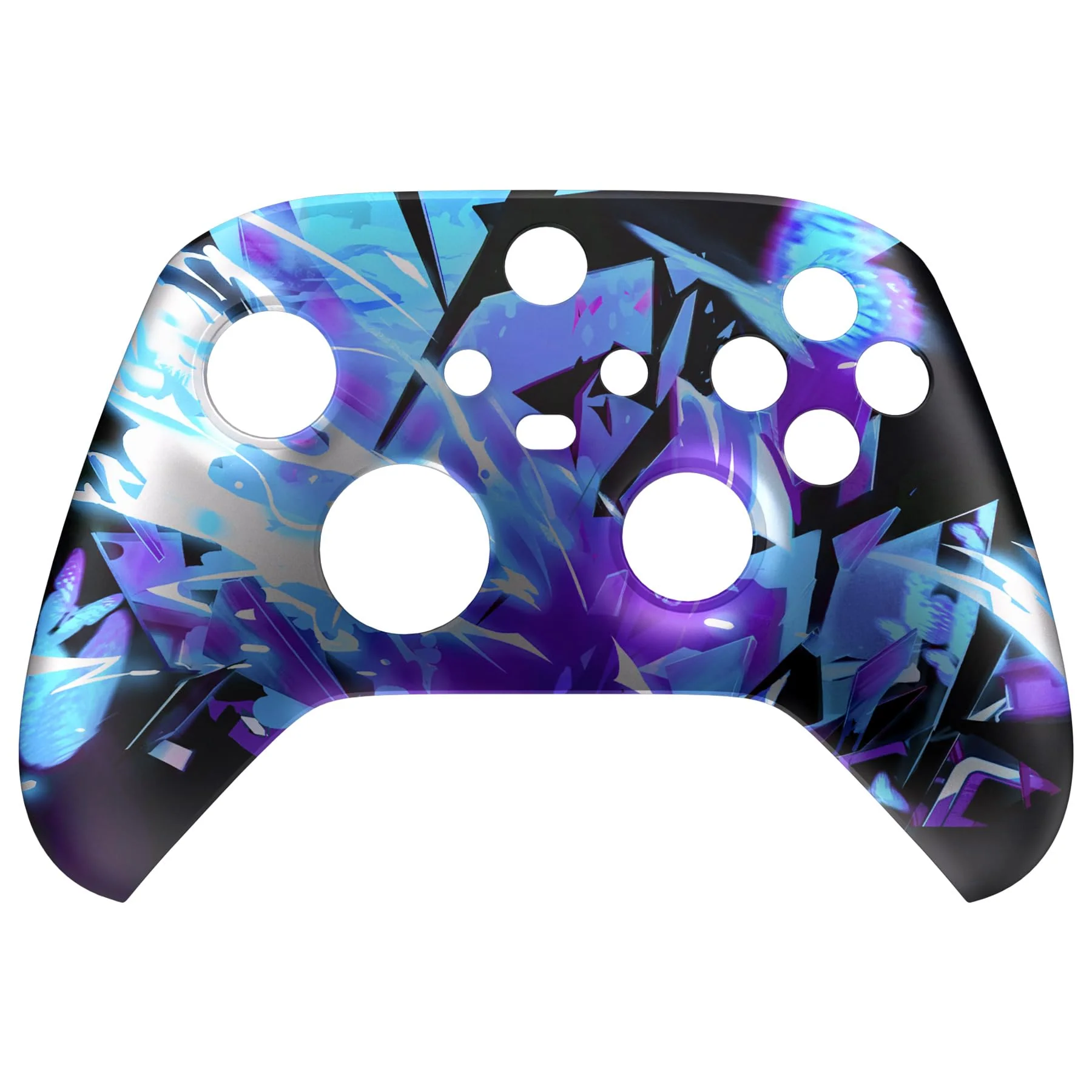 eXtremeRate Replacement Shell for Xbox Series X|S Controller - Unleash Your Style - Dark Hour Breaking Custom Acessories Skin Front Housing Cover for Xbox Core Controller Wireless[Control without] - Image 9