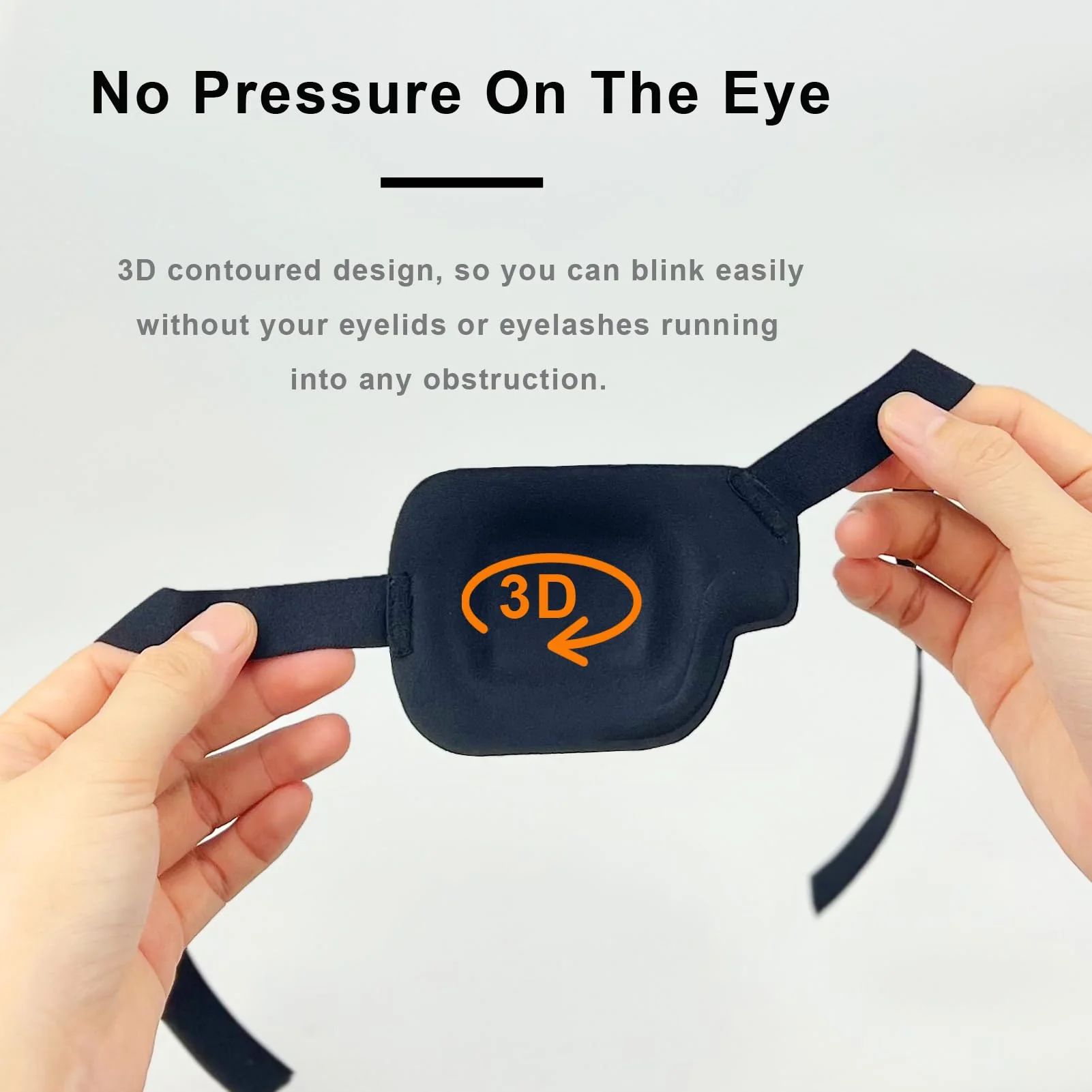 Eye Patch, 2PCS Medical Eye Patches for Adults Kids, 3D Amblyopia Lazy Eye Patches for Left and Right Eye (left + right) left + right - Image 3