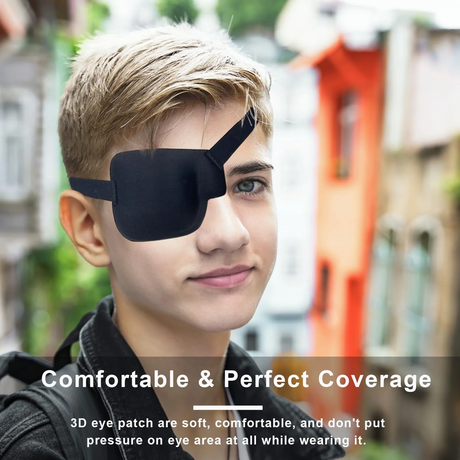 Eye Patch, 2PCS Medical Eye Patches for Adults Kids, 3D Amblyopia Lazy Eye Patches for Left and Right Eye (left + right) left + right - Image 9