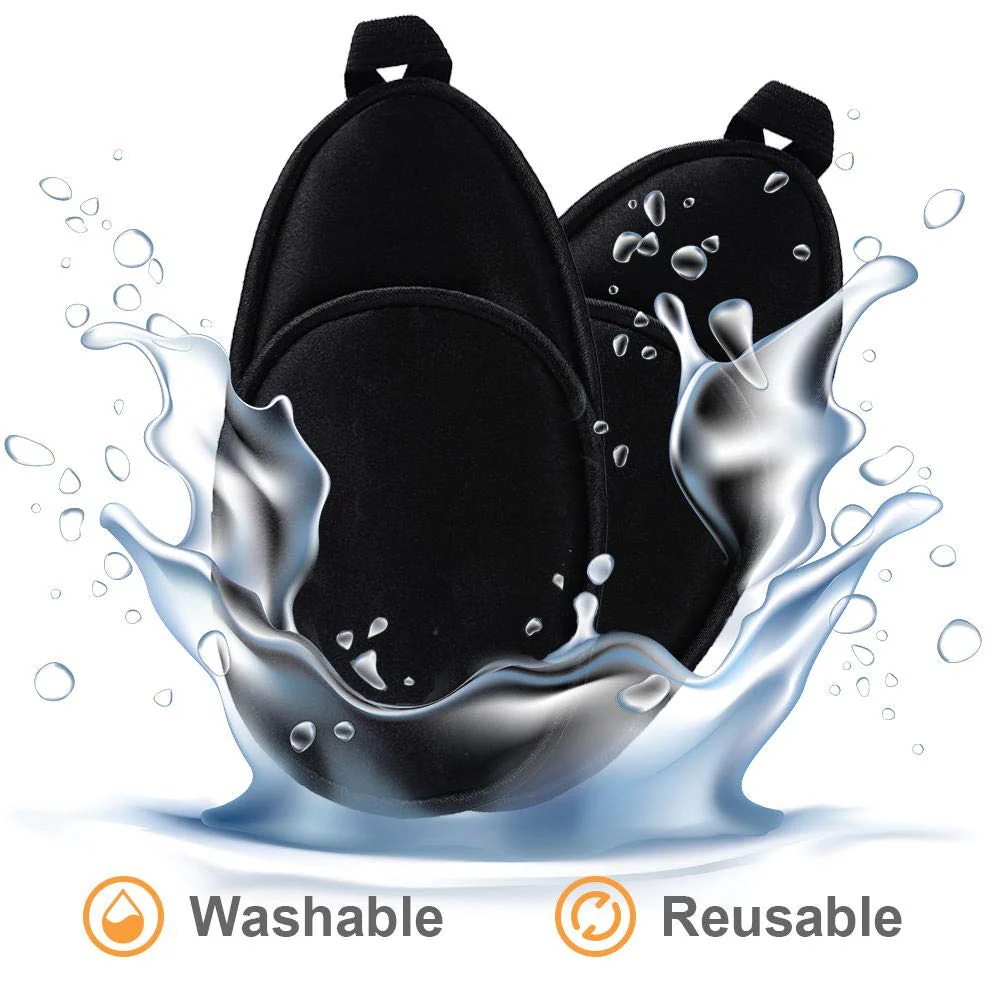eZAKKA Eye Patches for Adults Kids, Eye Patch for Glasses, Medical Soft Eye Patch for Lazy Eye Amblyopia Strabismus and After Surgery (Black+Black) Black+black - Image 9