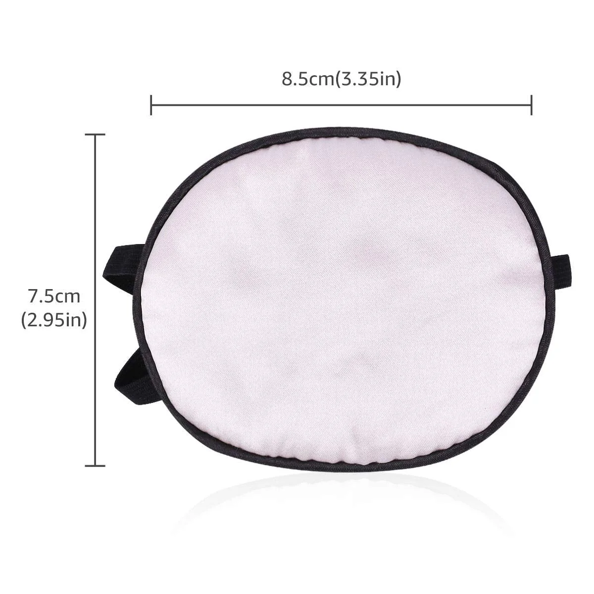eZAKKA Eye Patches for Adults Kids Left Right Eye, 2PCS Silk Eye Patch for Lazy Eye After Surgery Amblyopia, Black and Pink 1 Count (Pack of 2) Black+Pink - Image 5