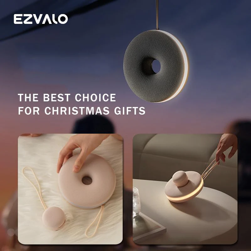 EZVALO Karaoke Machine, Portable Bluetooth Shower Speaker with 2 Wireless Microphones and Lights for Adults, Birthday Gifts for Girls Family Home Party - Image 9