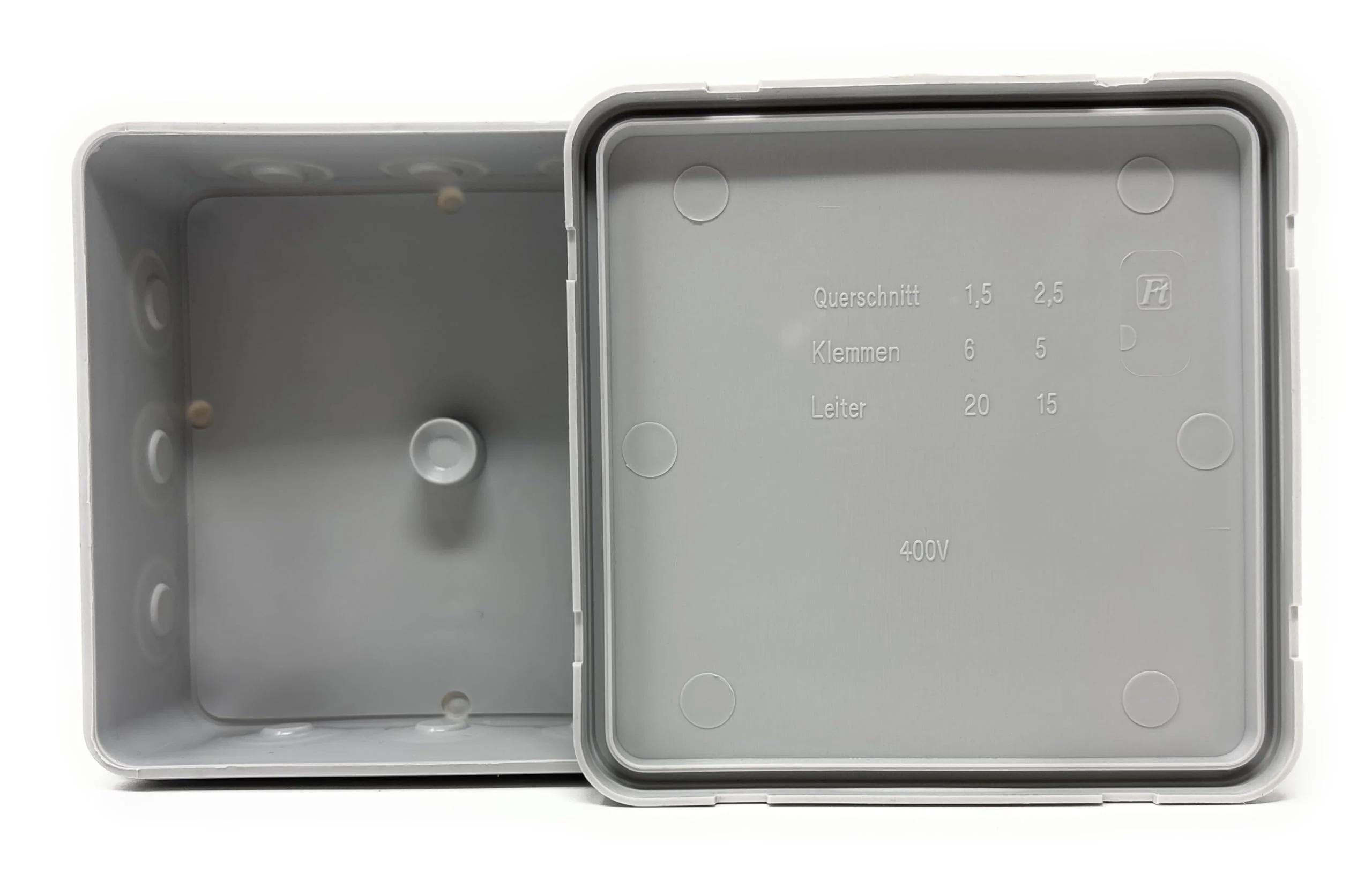 F-TRONIC Junction Box IP 54 100 x 100 x 40 mm - Image 4