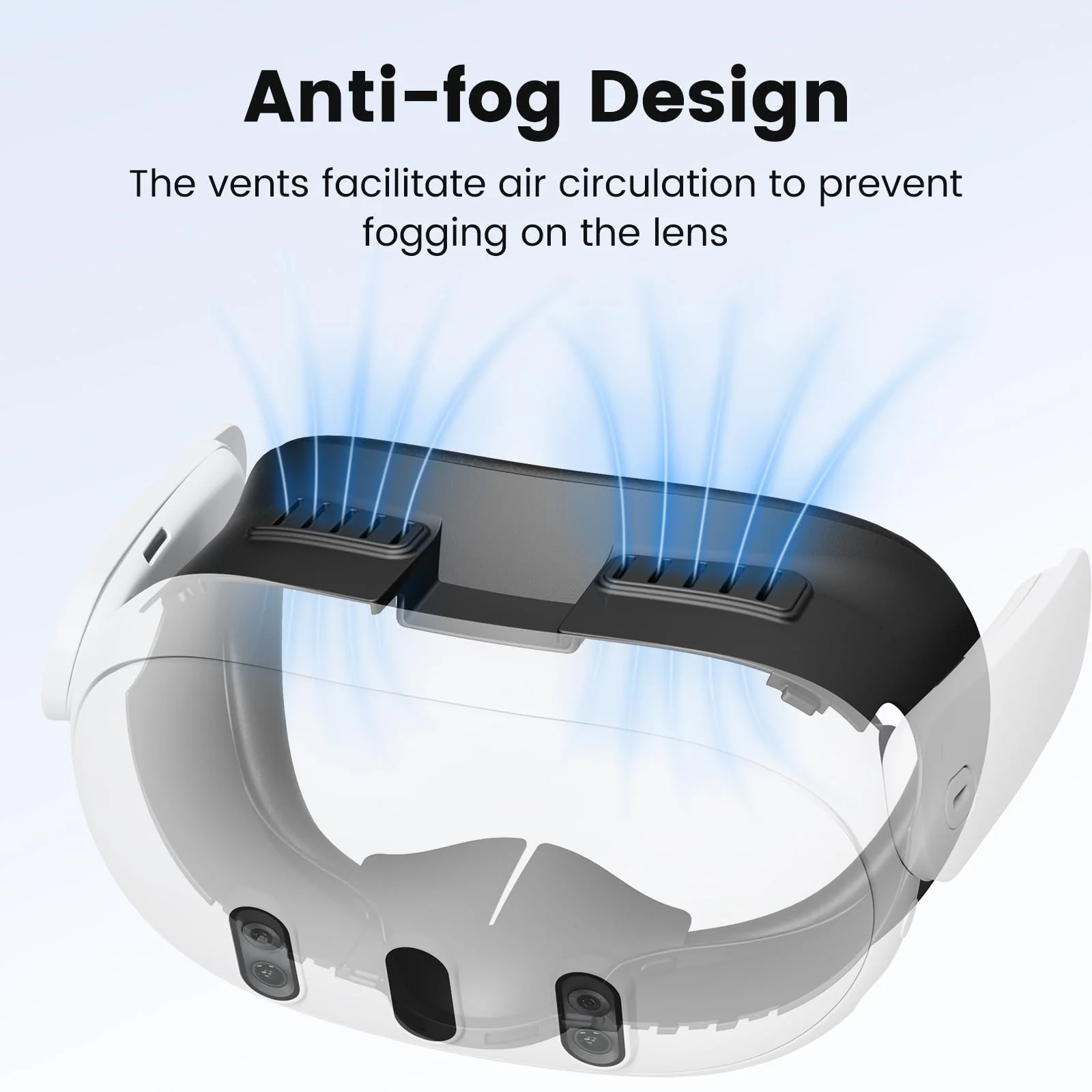 Face Cover Pad for Oculus Quest 3, 2 Replacement Face Cushion Pad(1 Cooling Gel, 1 PU Leather) with Facial Interface Frame, VR Accessories Set for Meta Quest 3 Including Anti-Leakage Nose Pad - Image 4