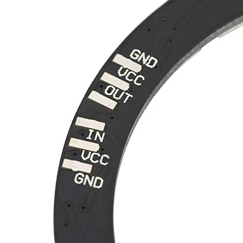 Fafeicy 24-Bit WS2812 5050 RGB LED Ring Lamp Light, with Integrated Drivers 5Vdc, 7cm Inner Diameter, 8.5cm Outer Diameter (1) - Image 6