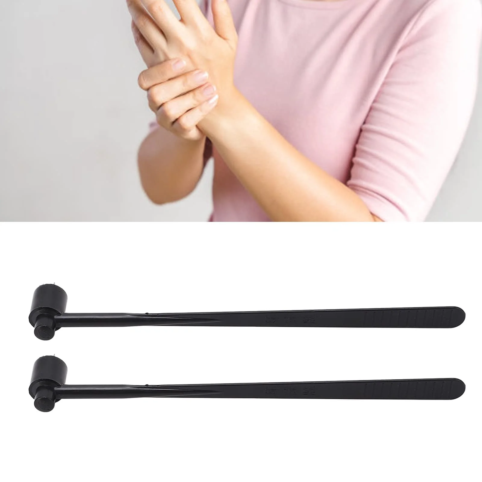 Fafeicy 5 x 7 Pin Plum Blossom Dermal Hammer, Plum Blossom Dermal Hammer for Industry, Rounded and Pointed, ABS and Stainless Steel Material - Image 5