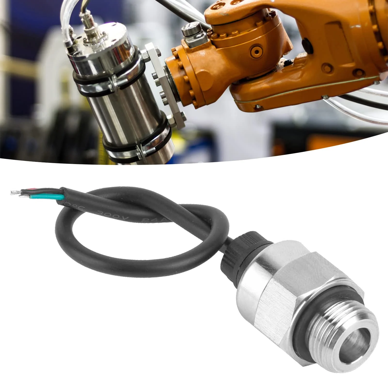 Fafeicy IP65 0~5 BAR Analogue Signal Highly Accurate Water Pressure Sensor Piezoresistive Technology with G3/8 Screw Connection (0~5 BAR) - Image 5