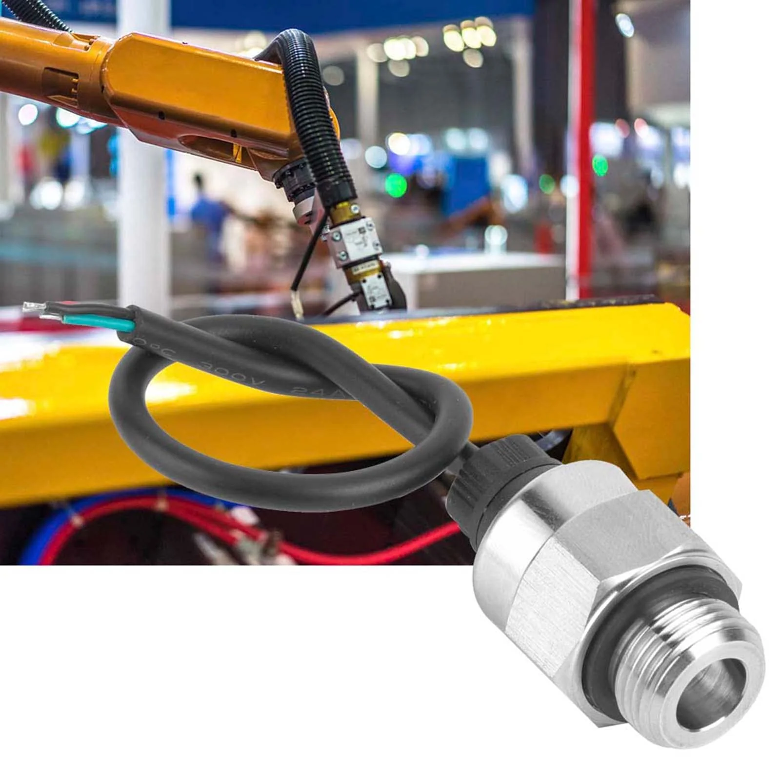 Fafeicy IP65 0~5 BAR Analogue Signal Highly Accurate Water Pressure Sensor Piezoresistive Technology with G3/8 Screw Connection (0~5 BAR) - Image 6