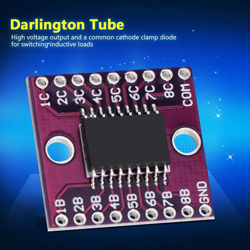 Fafeicy ULN2803A Darlington Transistor Arrays Driver Module, 50V 500mA High Current Voltage Driver, High Voltage and High Current, for Switching Inductive Loads (1) - Image 5