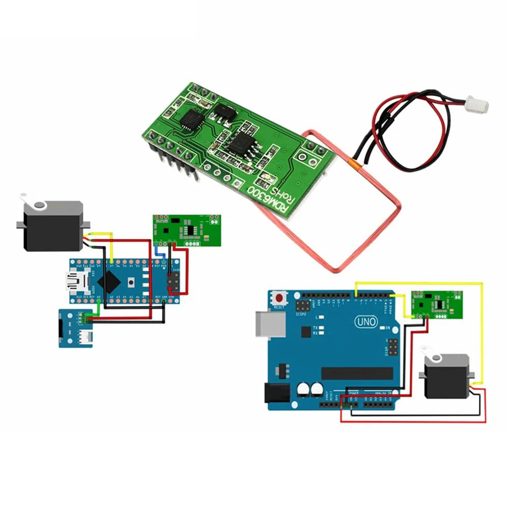 Fasizi RDM6300 125KHz EM4100 RFID Reader Module UART Output Access Control System for Arduino - Image 5