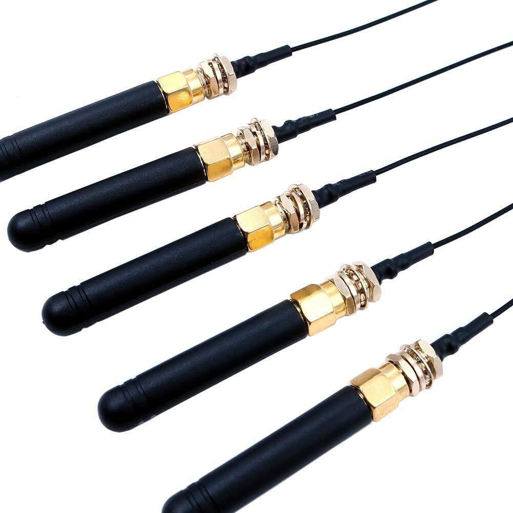 Fasizi U.FL IPEX to SMA Connector Antenna 868-915MHz for Lora Board Lora32u4 II Wifi Lora32 Pack of 5 - Image 2