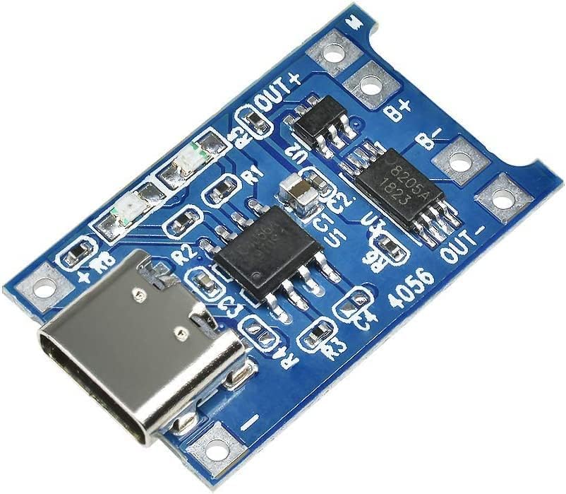 Fastsaw Pack of 25 Micro Input Interface Type-C USB 5V 1A 18650 Lithium Charger Module Charging Card with Double Protection Function - Image 5