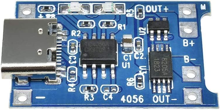 Fastsaw Pack of 25 Micro Input Interface Type-C USB 5V 1A 18650 Lithium Charger Module Charging Card with Double Protection Function - Image 6
