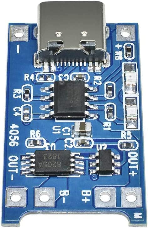 Fastsaw Pack of 25 Micro Input Interface Type-C USB 5V 1A 18650 Lithium Charger Module Charging Card with Double Protection Function - Image 7