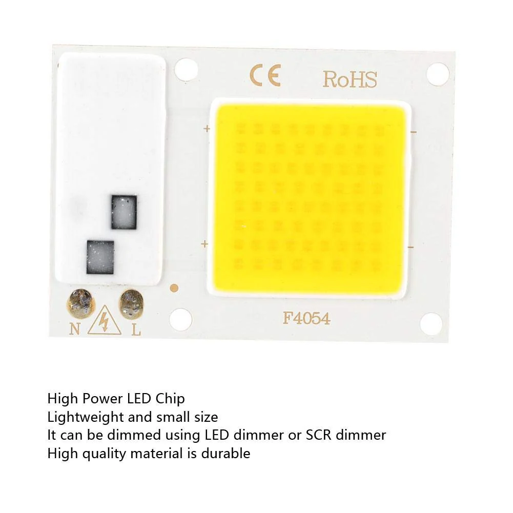 Fdit 20W 220V High Power LED Chip Warm White Energy Saving Chip High Voltage COB LED Chip Light Source Accessories - Image 5