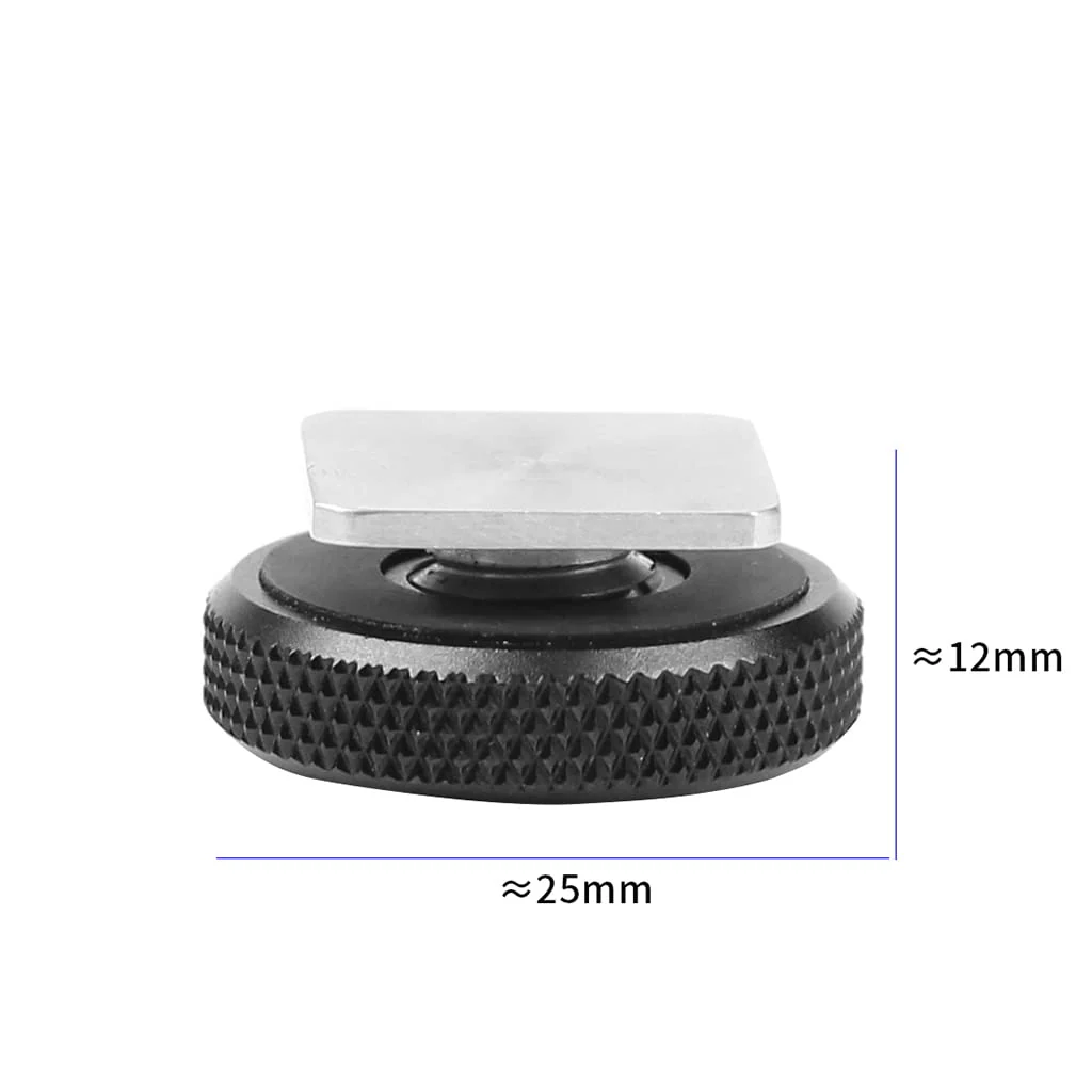 FEICHAO 1 Inch Ball Mount Head Adjustable Adapter with Cold Shoe Base for Underwater Camera Case Video Flash (Kit A) Kit A - Image 5