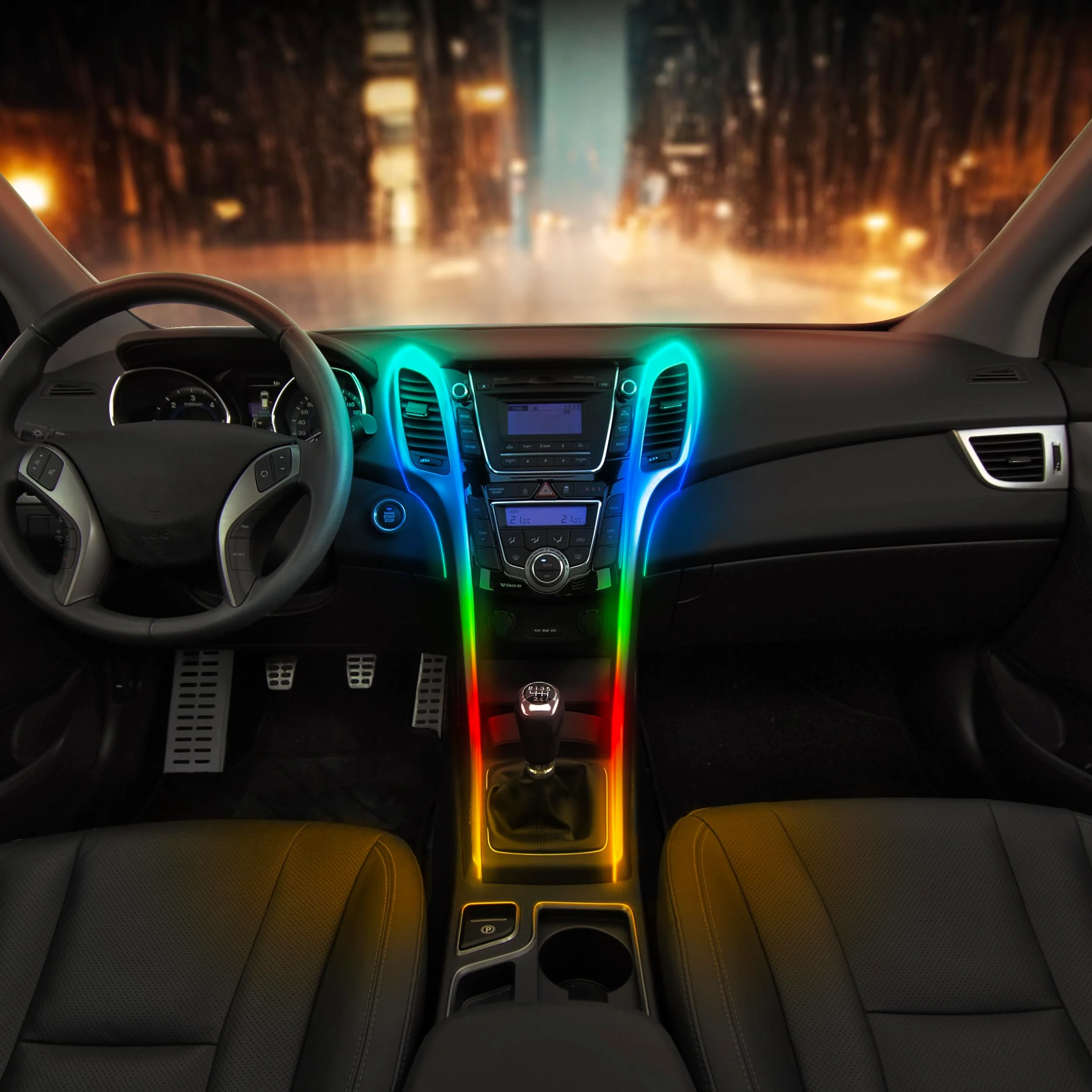 Feit Electric 5ft Indoor LED Light Strip, Dimmable, 0.1-Inch Wide, Multi-Color Chasing, USB-Powered, Filling & Stacking Patterns for Car Dashboards, Desks, Shelves & Furniture, TAPE60/TCOB/RGB/USB RGB (Red, Green, Blue) - Image 3