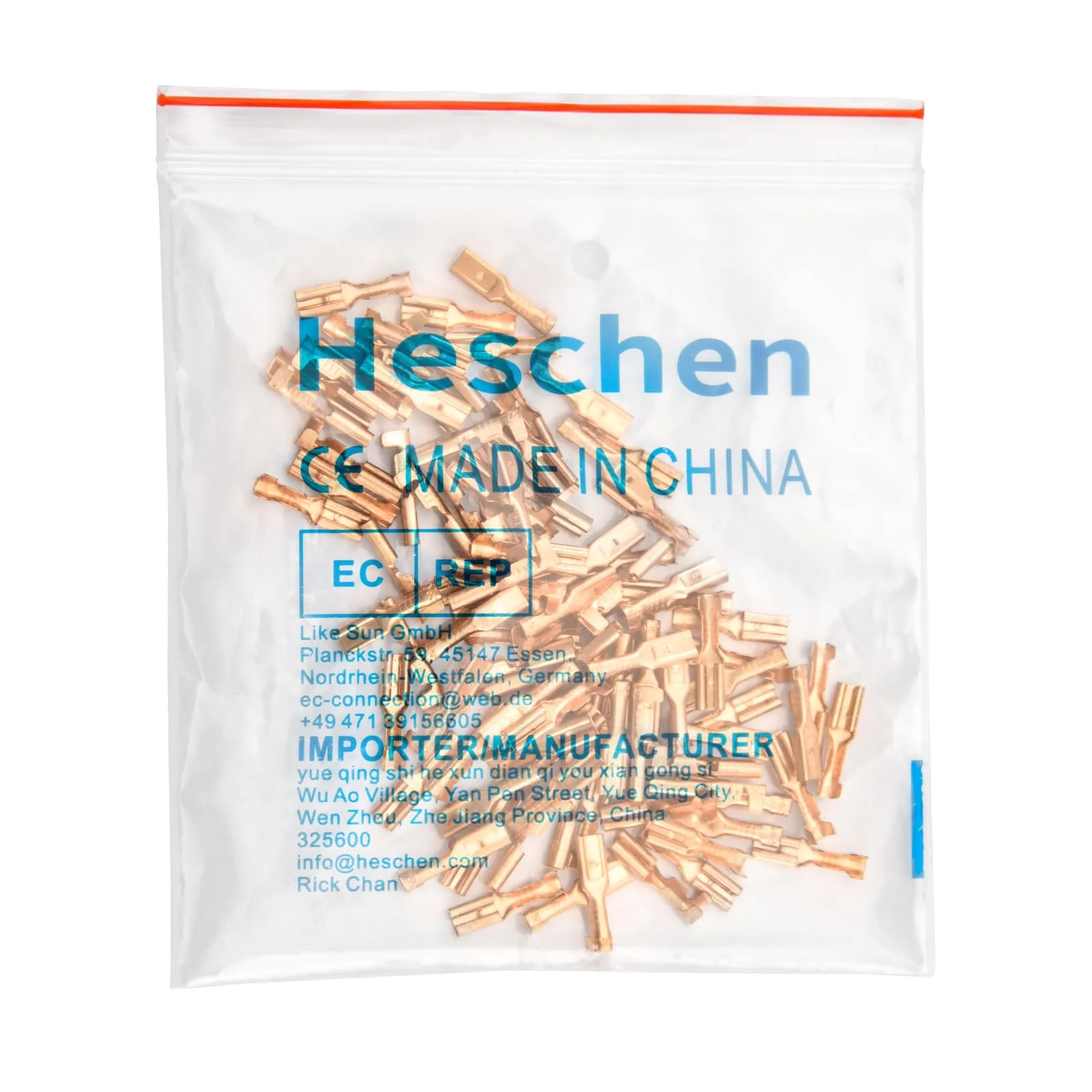 Female Spade Quick Splice Crimp Terminals, 2.8mm Crimp Connector, Non Insulated, 100 pcs - Image 5