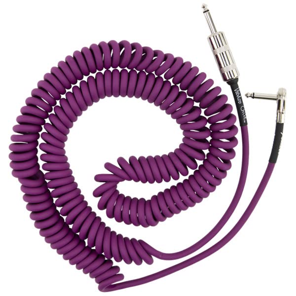 Fender 30 Feet Hendrix Voodoo Child Cable - Purple, Guitar Cable, Stocking Stuffers, Guitar Accessories, Straight to Angled - Image 2