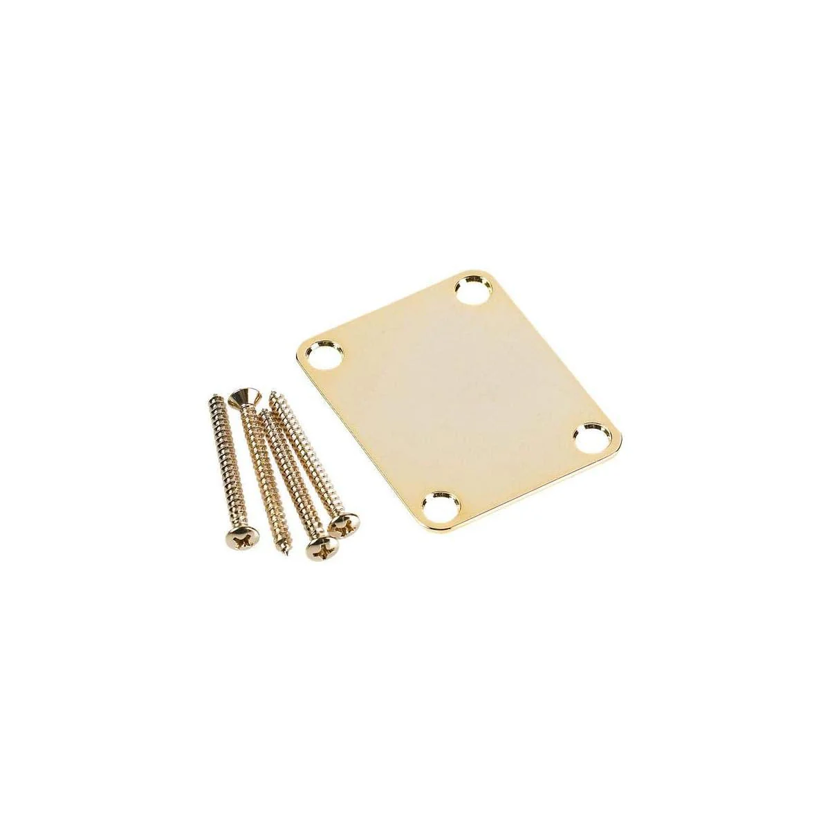 Fender 4 Screw Neck Plate Gold - Image 2