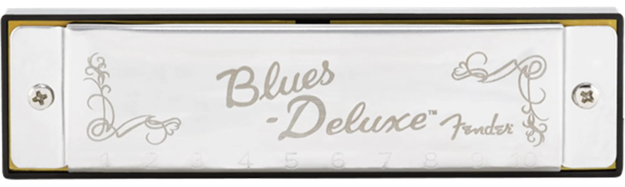 Fender Blues Deluxe Harmonica - Key of C Bundle with Carrying Case, Austin Bazaar Online Manual, and Polishing Cloth - Image 8